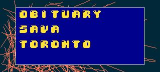 ObituarySavaToronto