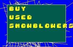 buy used snowblowers